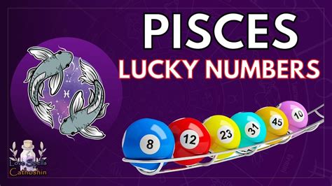 If you find that romance is a little hit-and-miss or that it is too easy to say exactly the wrong thing at. . Pisces lucky numbers today and tomorrow